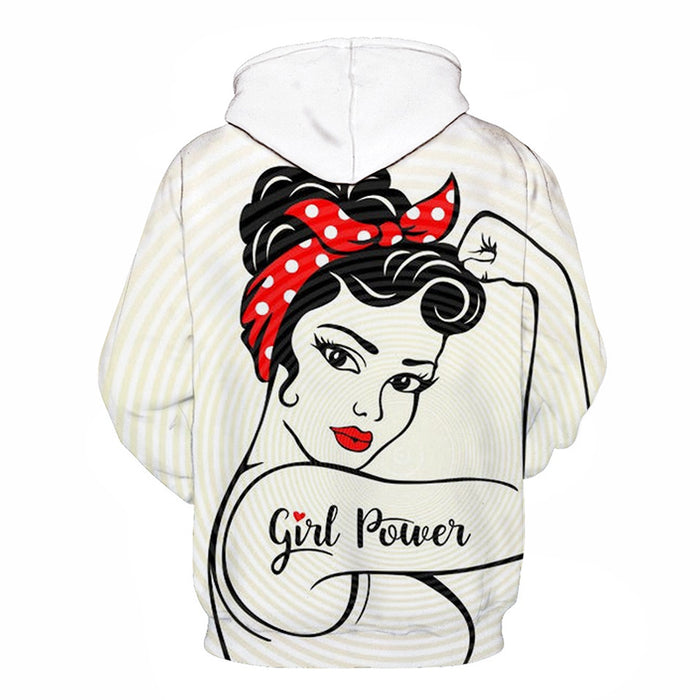 Fight Ready Girl Power 3D - Sweatshirt, Hoodie, Pullover