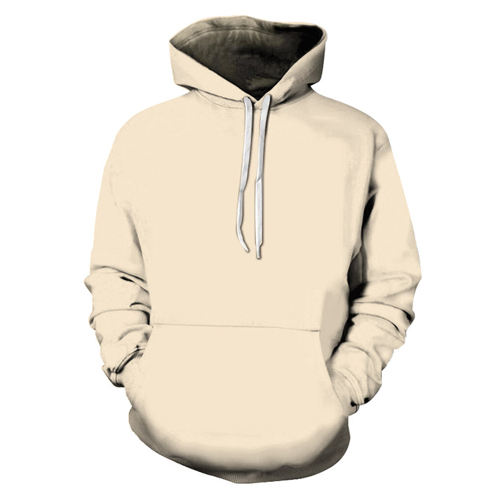 Beige Color 3D - Sweatshirt, Hoodie, Pullover