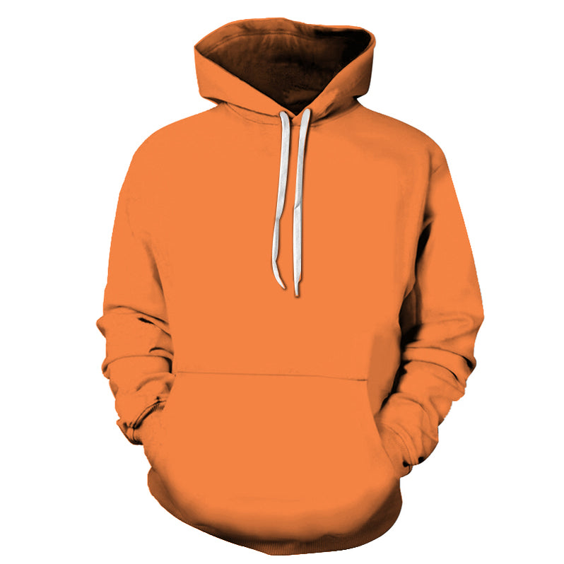 Burnt Orange Color 3D - Sweatshirt, Hoodie, Pullover — My 3D Hoodie