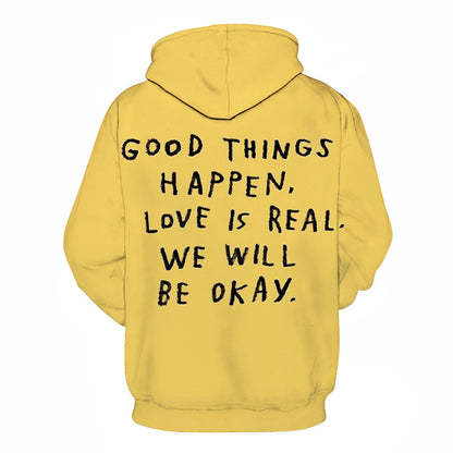 Yellow Mental Health Awareness - 3D - Sweatshirt, Hoodie, Pullover