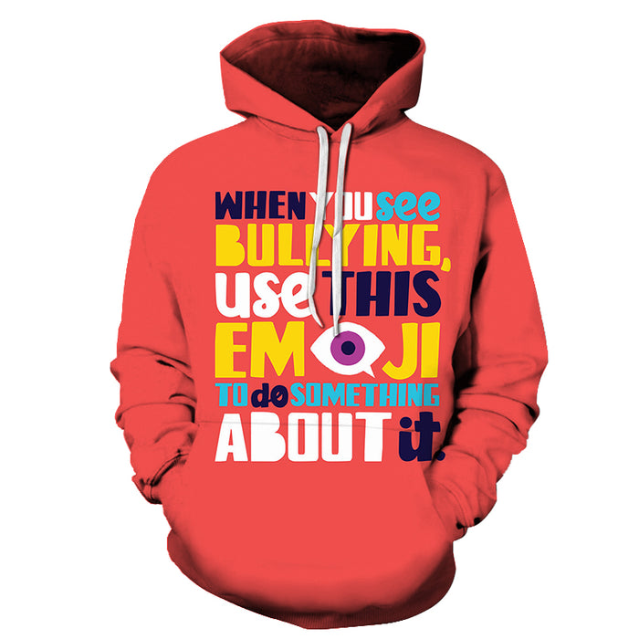 Bullying Emoji 3D - Sweatshirt, Hoodie, Pullover