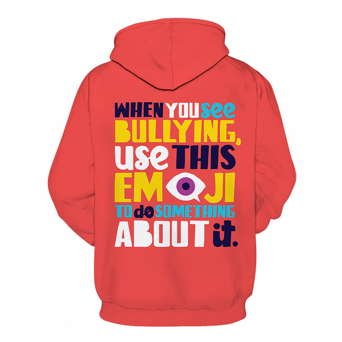 Bullying Emoji 3D - Sweatshirt, Hoodie, Pullover