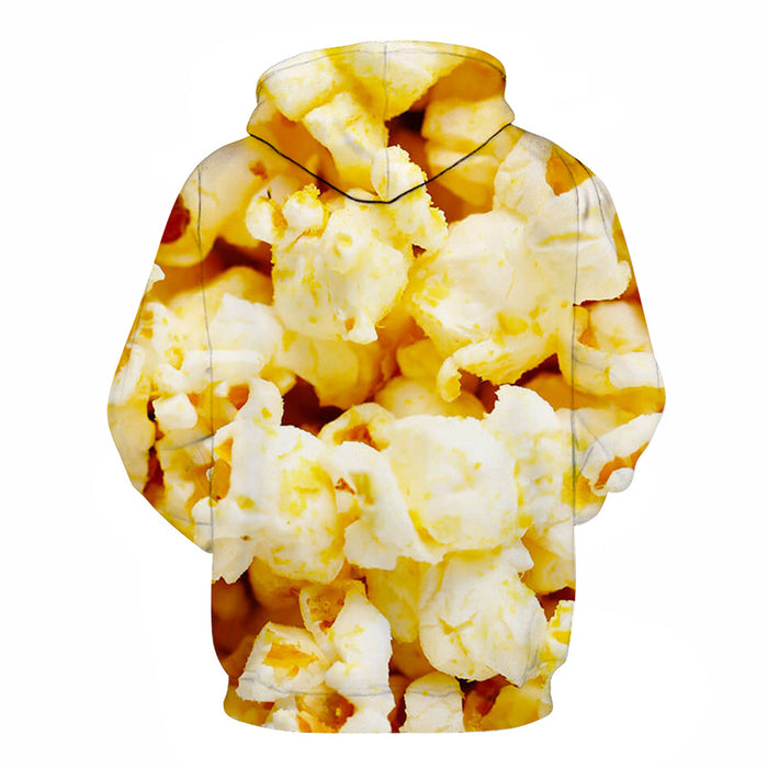 Popcorn 3D Hoodie Sweatshirt Pullover