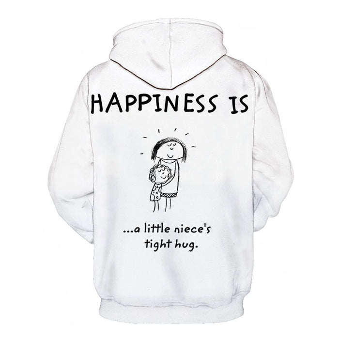 Happiness is Aunty 3D - Sweatshirt, Hoodie, Pullover