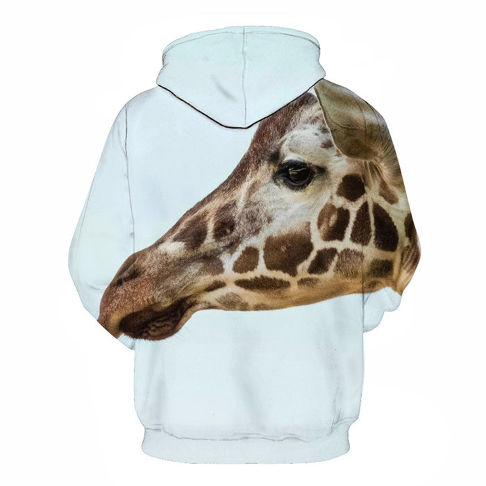 Giraffe Face 3D - Sweatshirt, Hoodie, Pullover