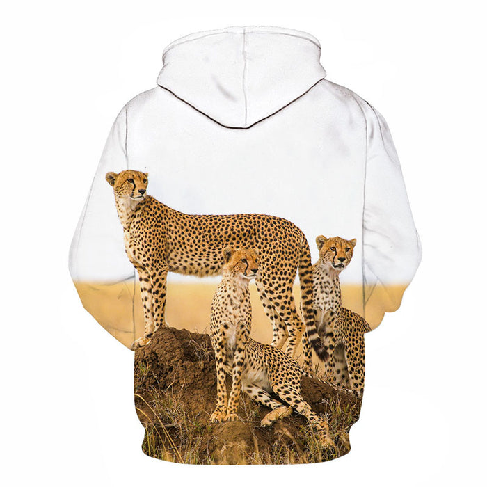 Cheetah Family 3D - Sweatshirt, Hoodie, Pullover