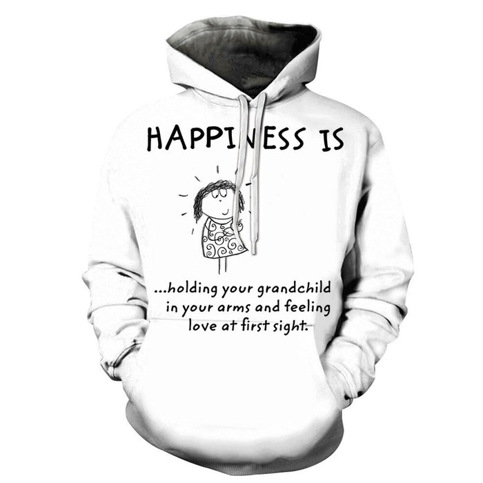 Happiness is Grandma 3D - Sweatshirt, Hoodie, Pullover
