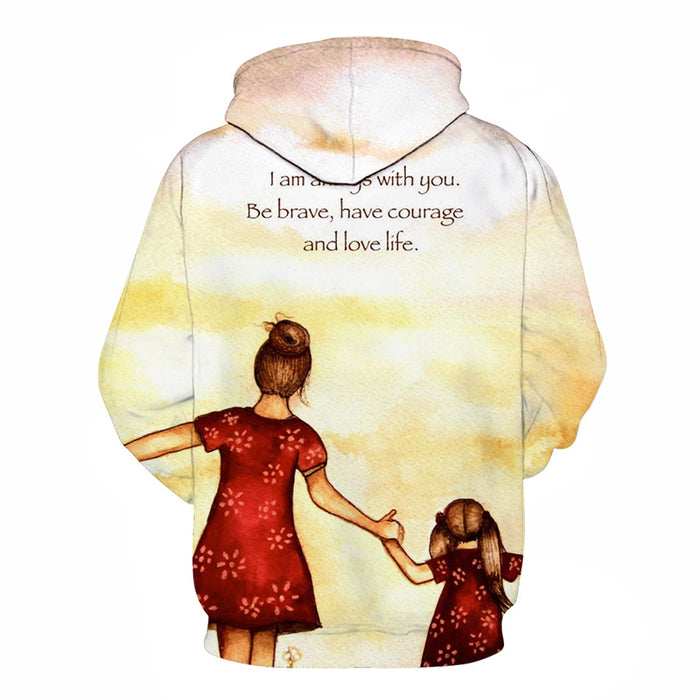 Always With You Mother Love 3D - Sweatshirt, Hoodie, Pullover