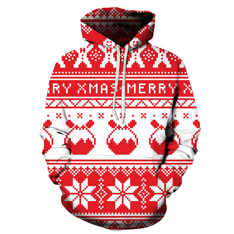 Merry Christmas Hoodie - Sweatshirt, Hoodie, Pullover — My 3D Hoodie