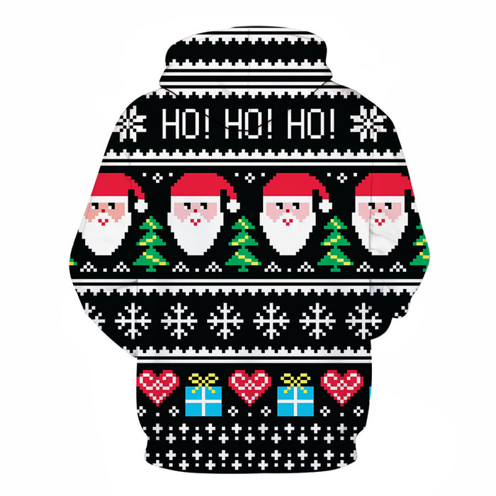 Ho Ho Ho Christmas Hoodie - Sweatshirt, Hoodie, Pullover