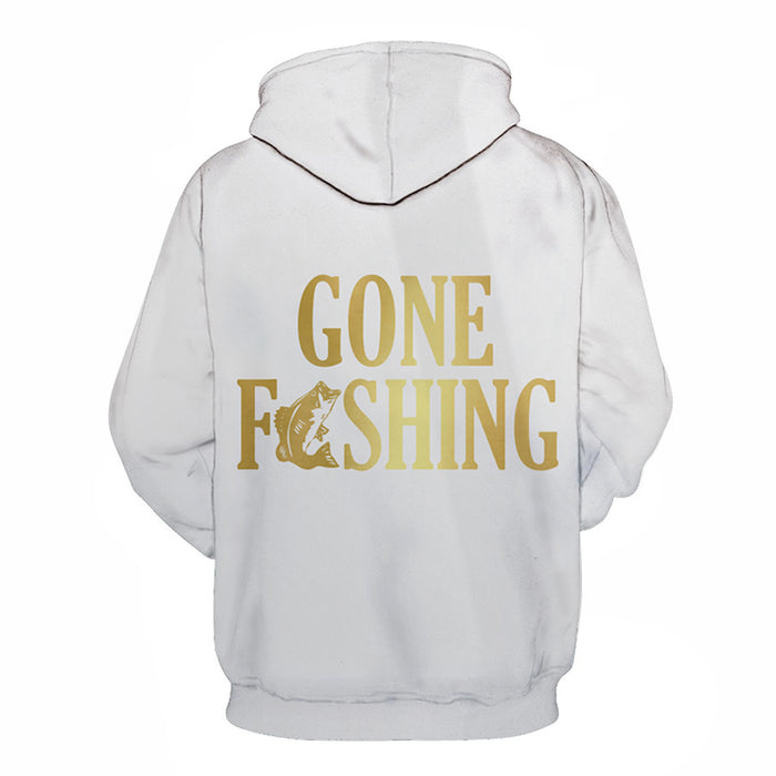 Let's Go Fishing Gold 3D - Sweatshirt, Hoodie, Pullover