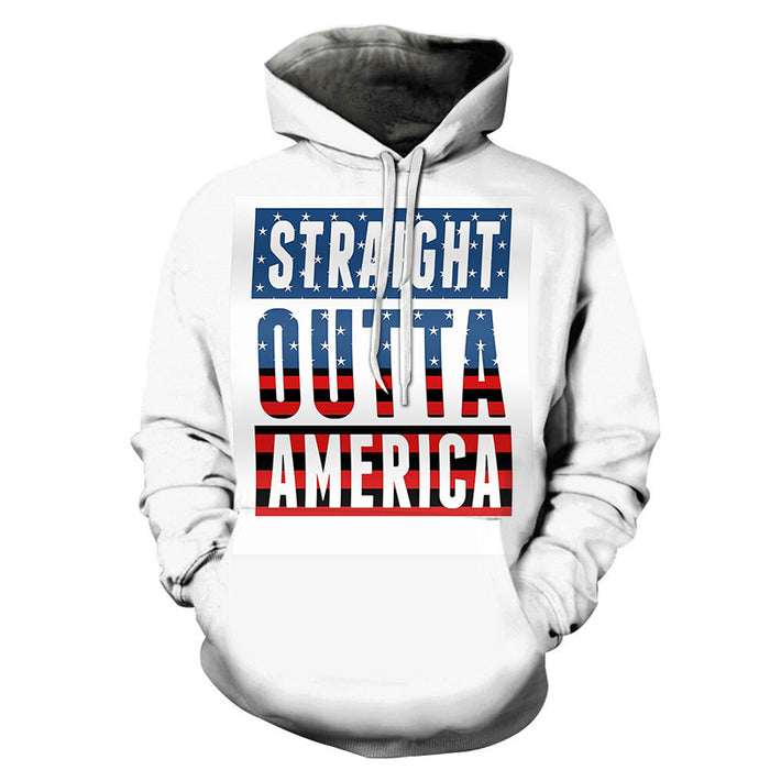 Straight Outta America 3D - Sweatshirt, Hoodie, Pullover