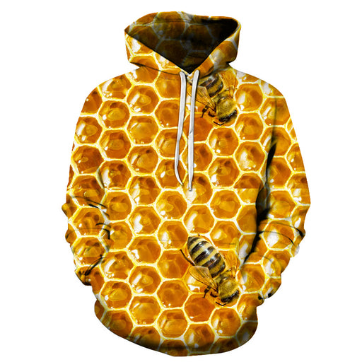 3D Sweet Honey Bees - Hoodie, Sweatshirt, Pullover