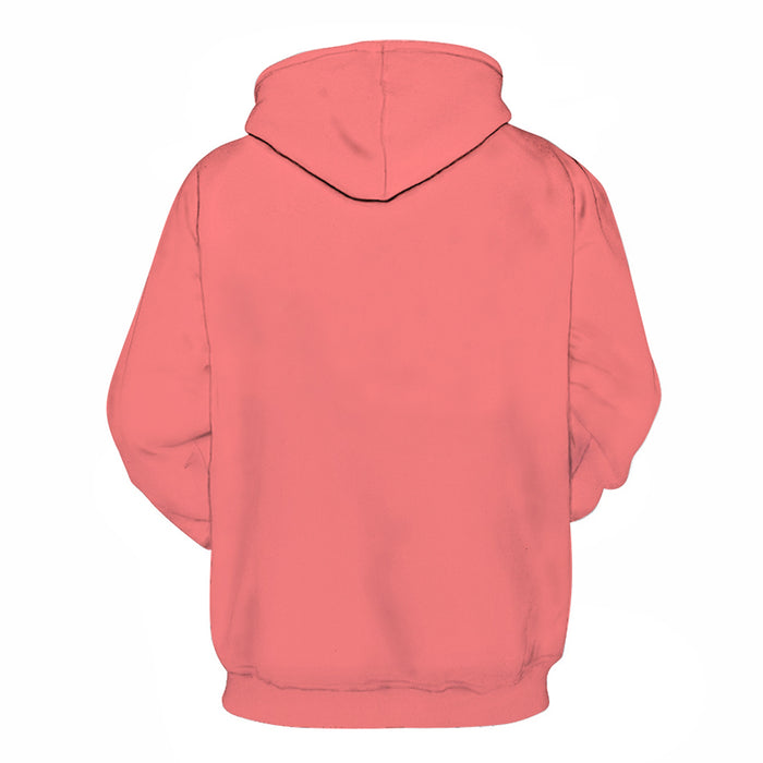 Coral Shade Of Red 3D - Sweatshirt, Hoodie, Pullover