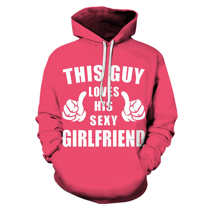 This Guy Loves his Sexy Girlfriend Sweatshirt, Hoodie, Pullover