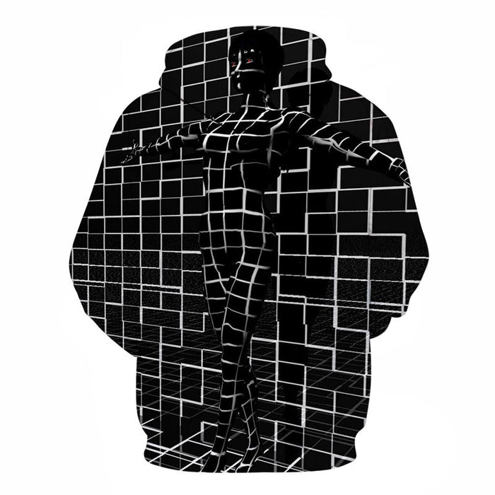 Cubic Illusion Room 3D - Sweatshirt, Hoodie, Pullover