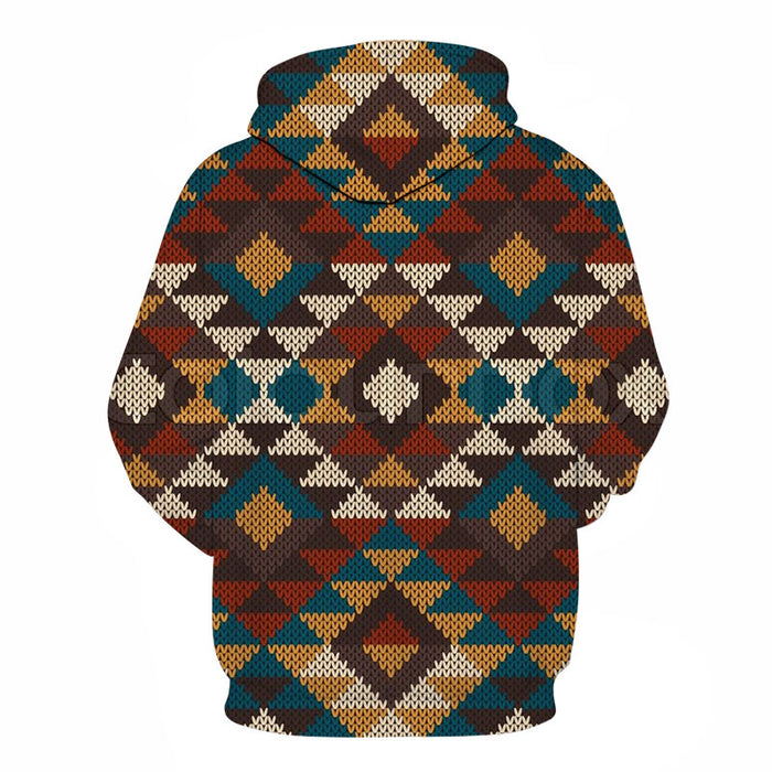 Multicolor Abstract Art 3D - Sweatshirt, Hoodie, Pullover