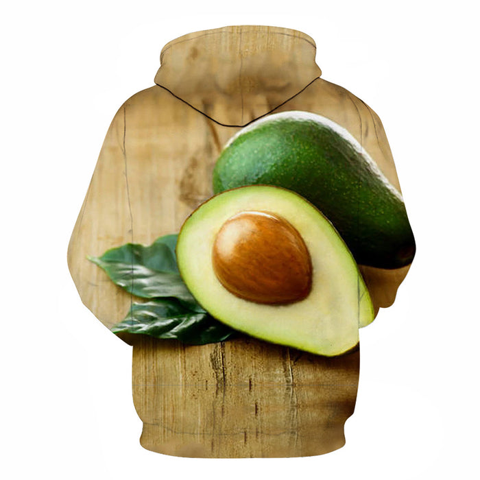 Organic Avocado 3D - Sweatshirt, Hoodie, Pullover