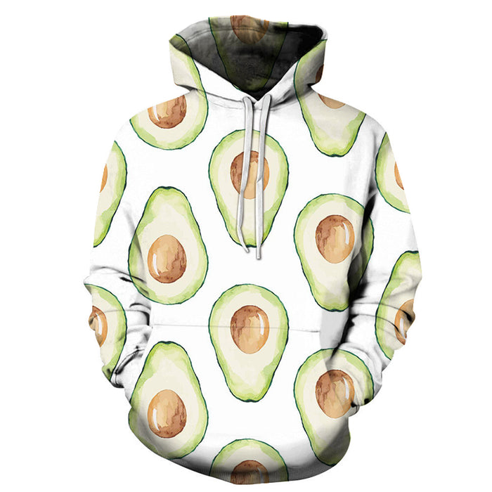 Avocado 3D Sweatshirt Hoodie Pullover
