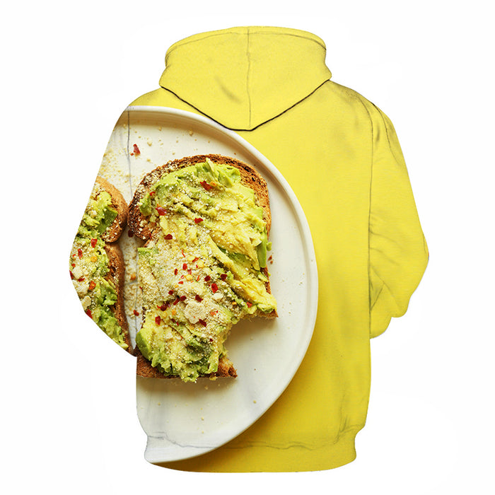 Avocado Platter 3D Sweatshirt Hoodie Pullover