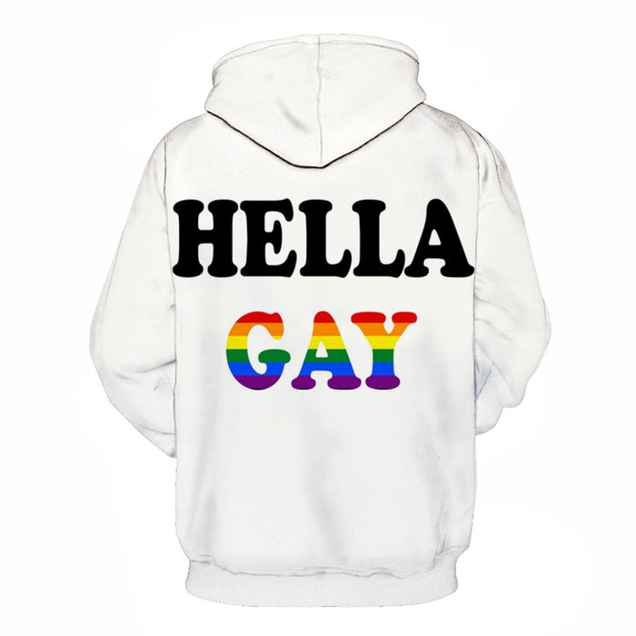 The Hella Gay 3D - Sweatshirt, Hoodie, Pullover