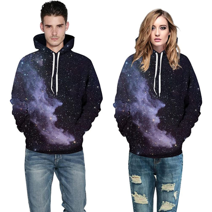 Cosmology Printed Pullover Hoodies