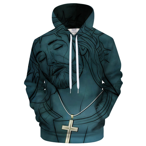 Jesus Cross 3D Sweatshirt Hoodie Pullover