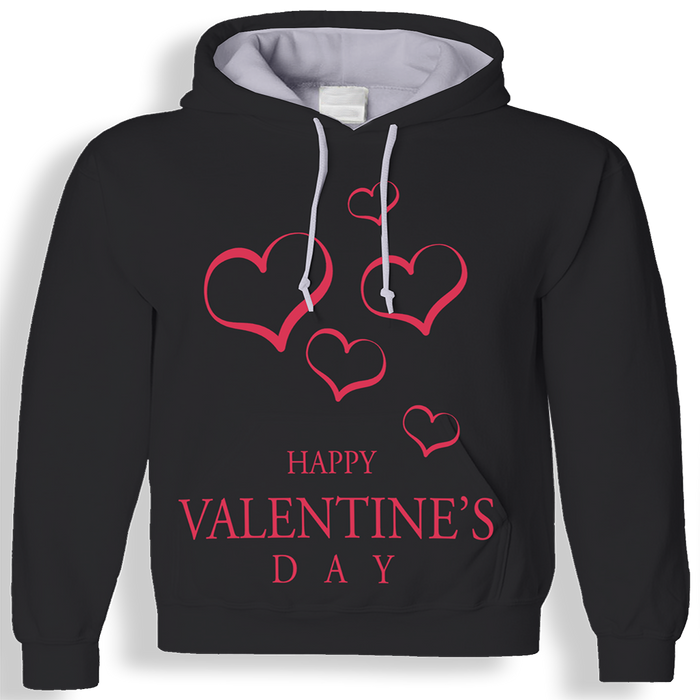 Happy Valentines Day 3D - Sweatshirt, Hoodie, Pullover