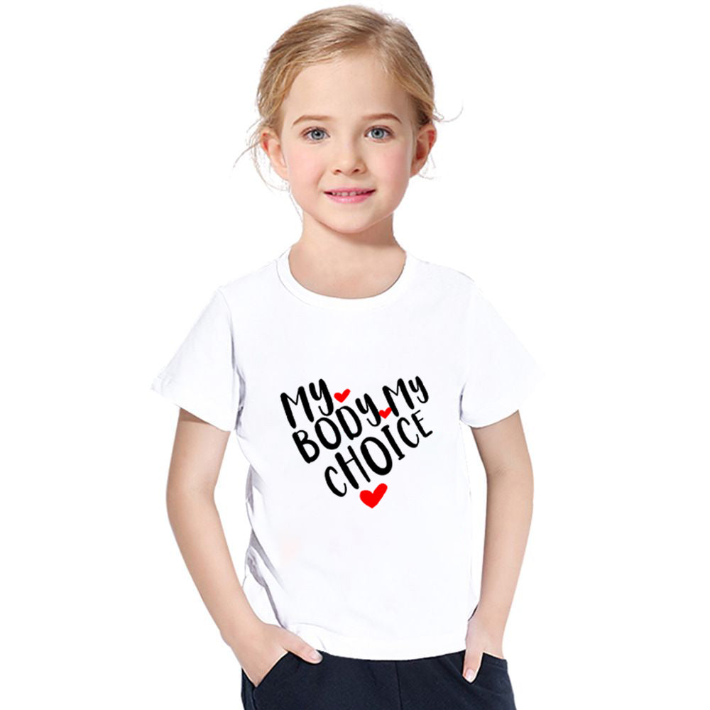 My Body My Choice Red Heart Kids T-shirt — My 3d Hoodie