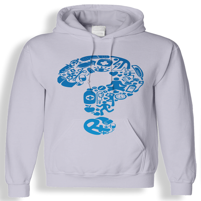 Health Question Mark 3D Hoodie