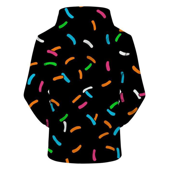 3D Colorful Sprinkle Hoodie