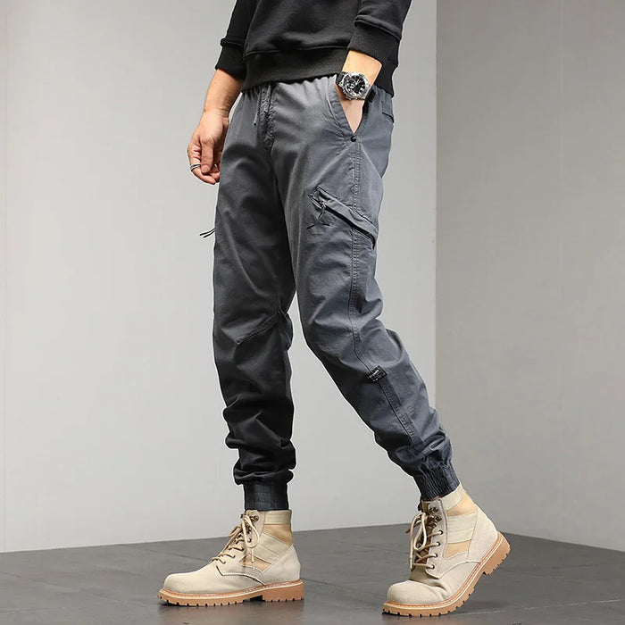 Retro Multi-Pocket Casual Pants For Men