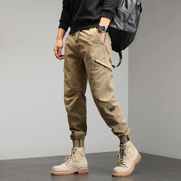 Retro Multi-Pocket Casual Pants For Men