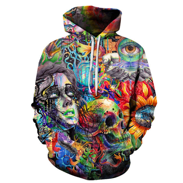 Parallel Universe 3D Hoodie Sweatshirt Pullover