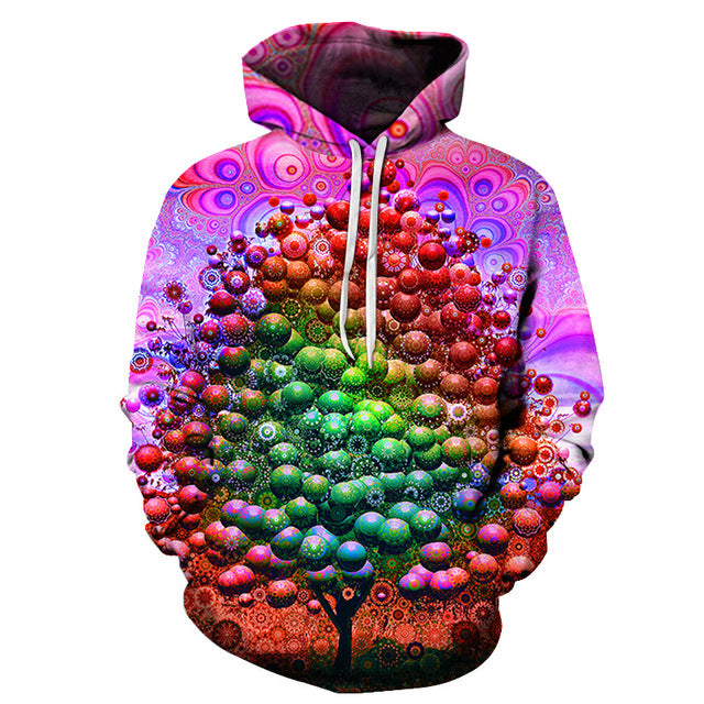 Candy Tree 3D Sweatshirt, Hoodie, Pullover