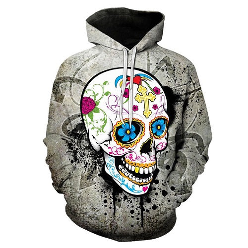 Skull Variety 3D Sweatshirt Hoodie Pullover