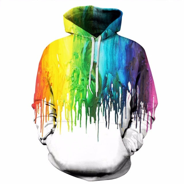 Splash Paint 3D Sweatshirt Hoodie Pullover — My 3D Hoodie