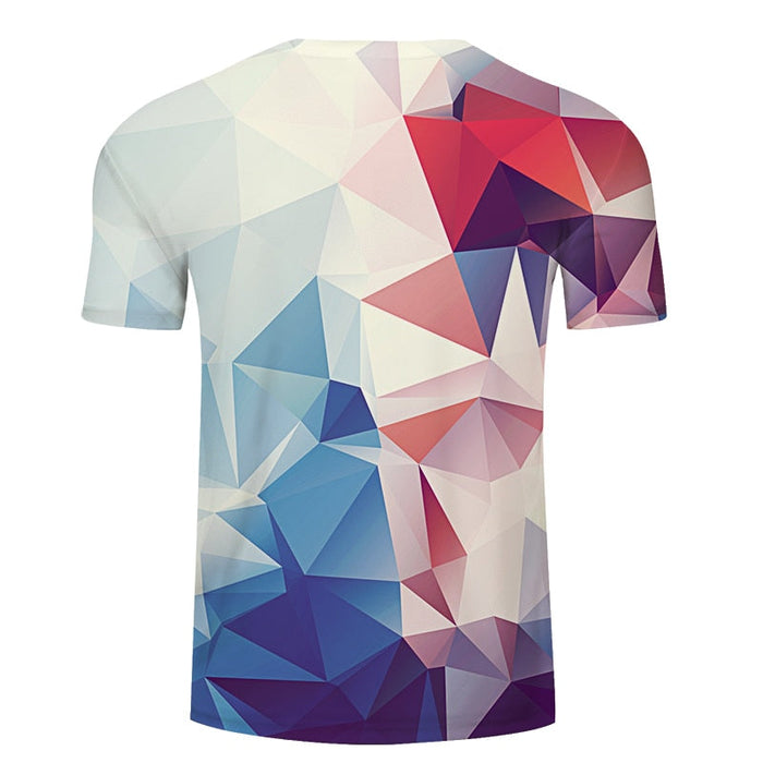 White Abstract T-shirt