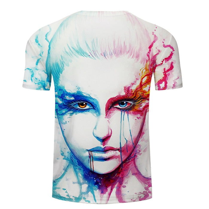 Colorful Face T-shirt